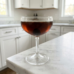 Chocolate Cherry Manhattan Cocktail Recipe