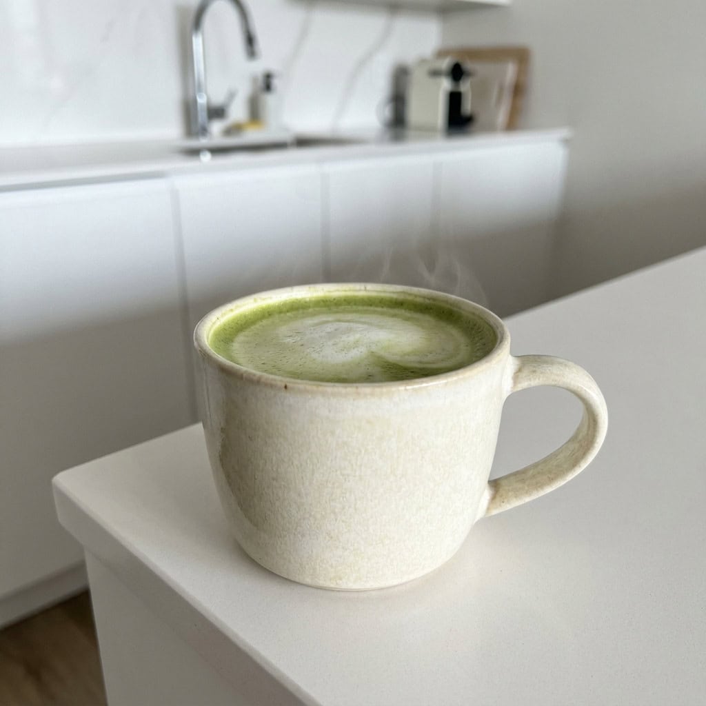 Classic Hot Matcha Latte Cocktail Recipe