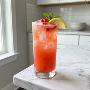 Classic Strawberry Lemonade Mocktail Recipe