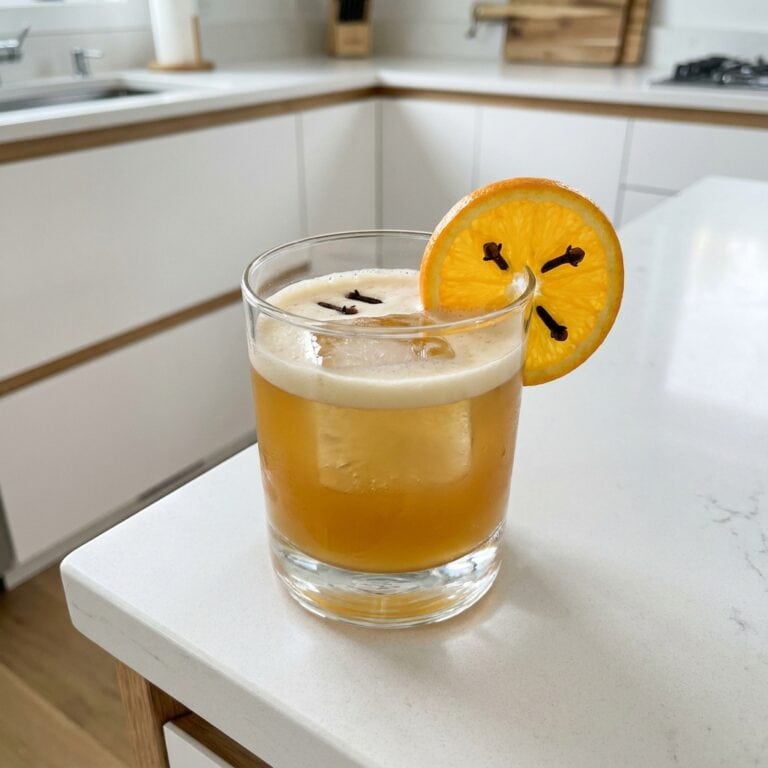 Clove And Orange Whiskey Sour Cocktail Recipe