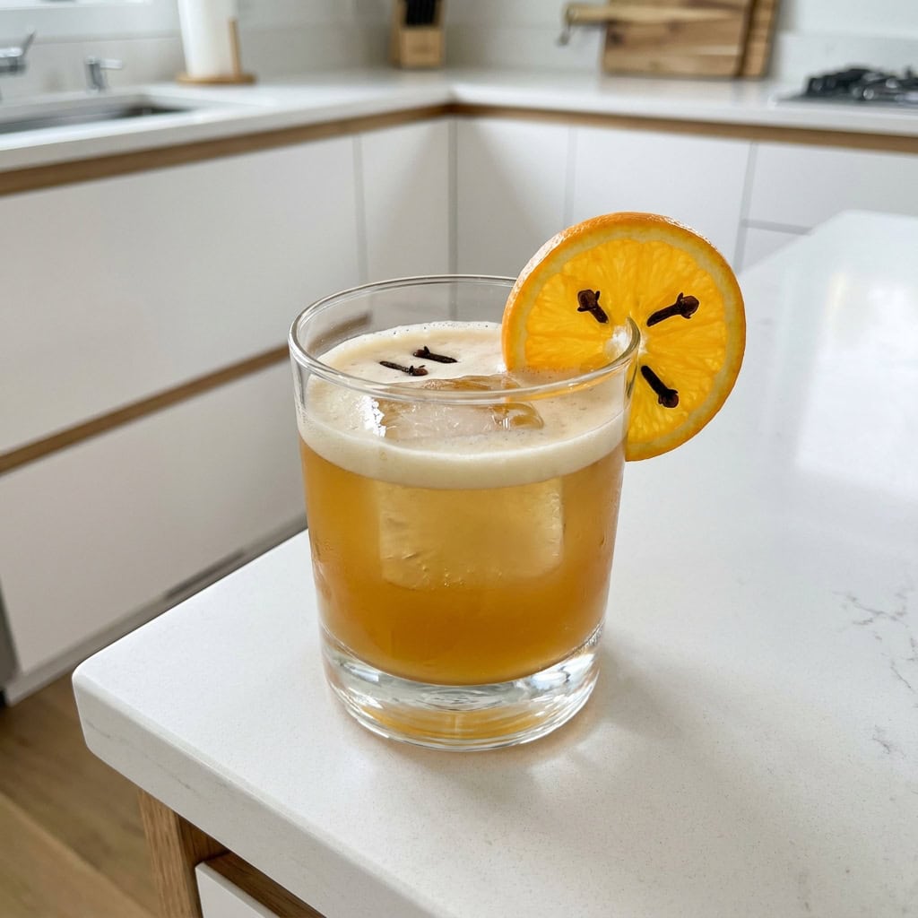 Clove And Orange Whiskey Sour Cocktail Recipe