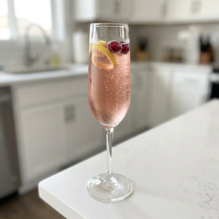 Cranberry French 75 Cocktail Recipe