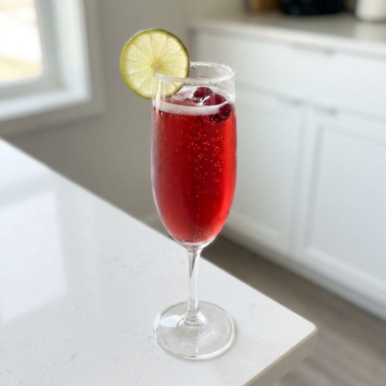 Cranberry Gin Sparkler Cocktail Recipe