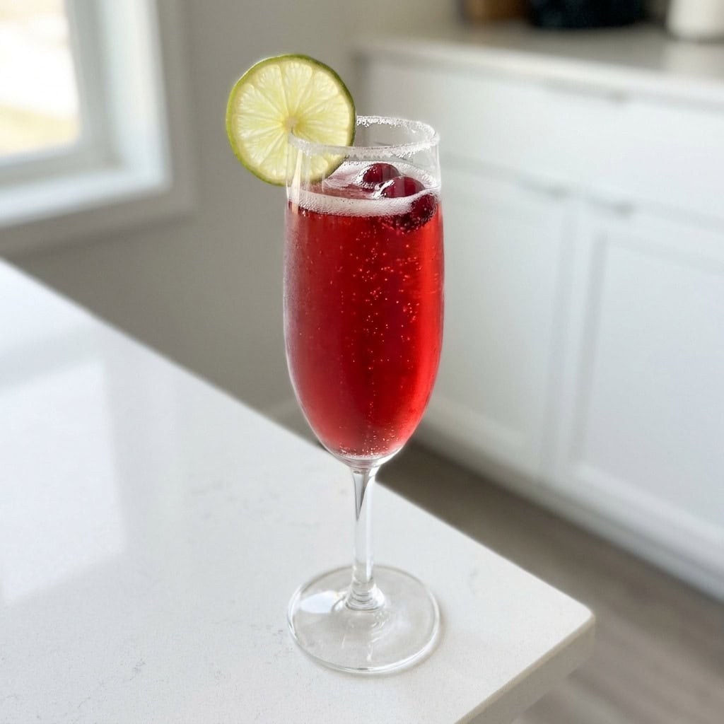 Cranberry Gin Sparkler Cocktail Recipe