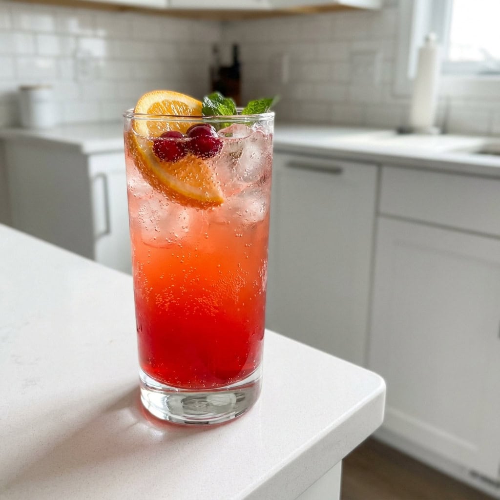 Cranberry Orange Punch Mocktail Recipe
