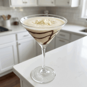 Creamy White Chocolate Martini Cocktail Recipe
