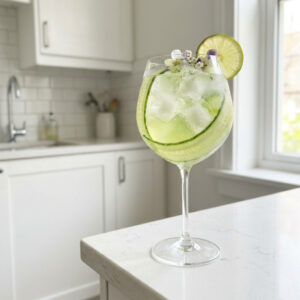 Cucumber Elderflower Spritz Cocktail Recipe