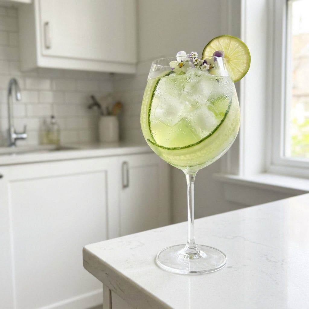 Cucumber Elderflower Spritz Cocktail Recipe