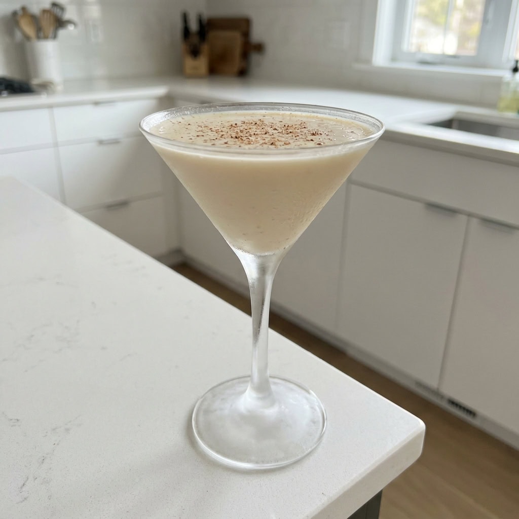 Eggnog Martini Cocktail Recipe