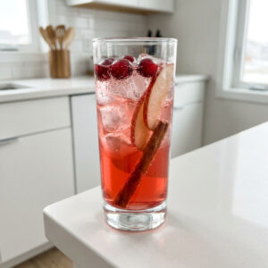 Fizzy Cran-Apple Mocktail Recipe