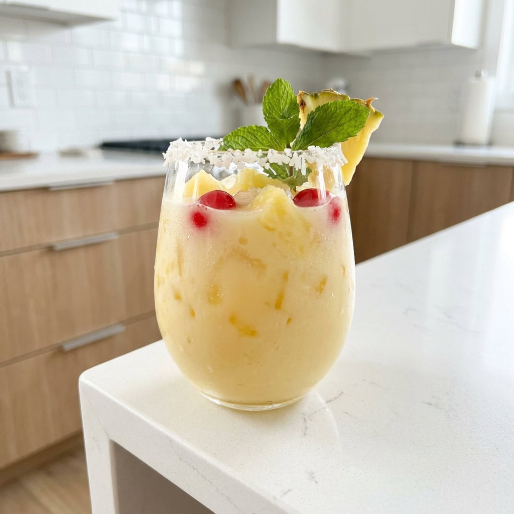 Frosty Pineapple Punch Cocktail Recipe