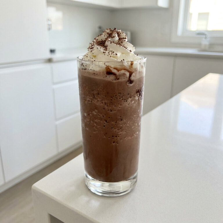 Frozen Hot Chocolate Mocktail Recipe