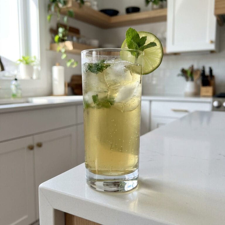 Holiday Green Tea Cooler Mocktail Recipe
