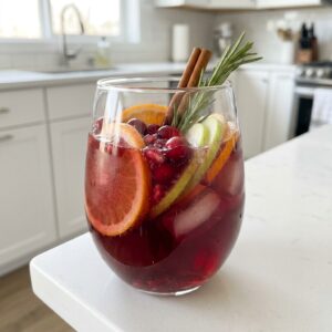 Holiday Sangria Punch Cocktail Recipe