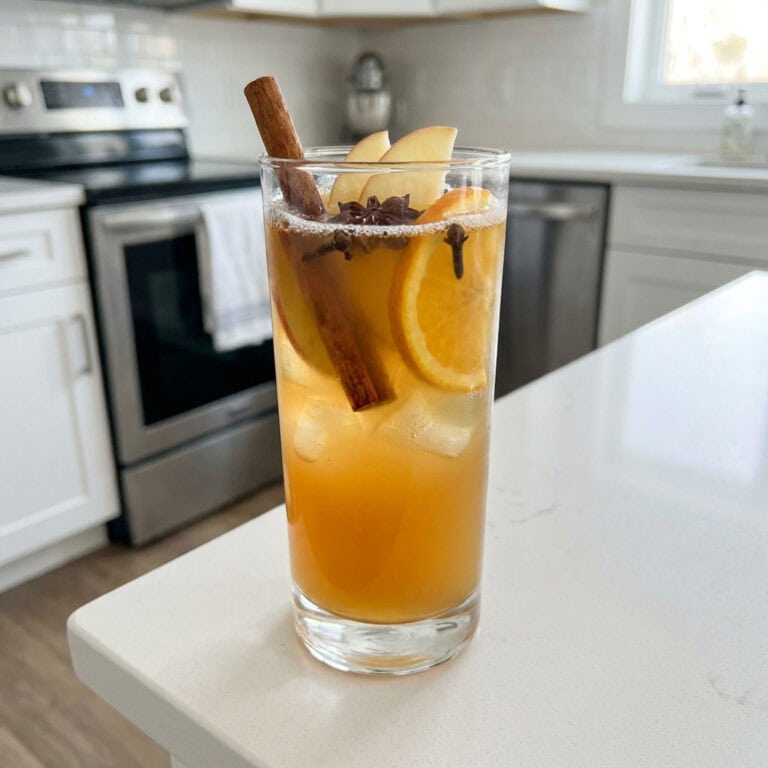 Holiday Spice Apple Cider Mocktail Recipe