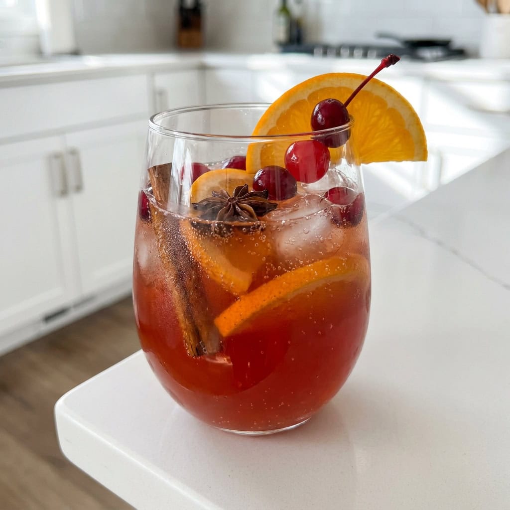 Holiday Spice Rum Punch Cocktail Recipe