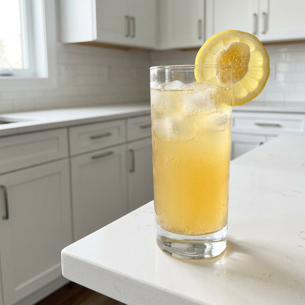 Lemon Ginger Smash Mocktail Recipe