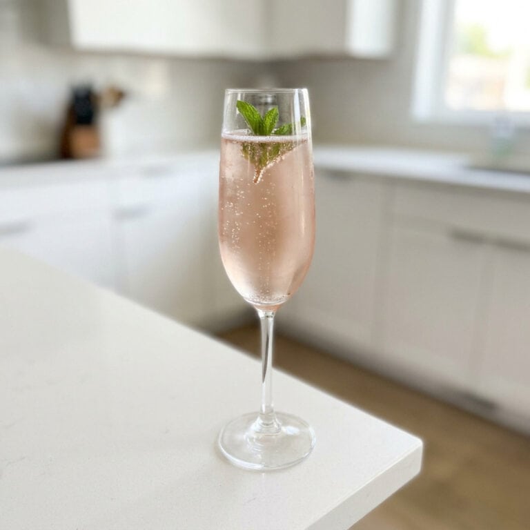 Lussory Organic Sparkling Rose Mocktail Recipe