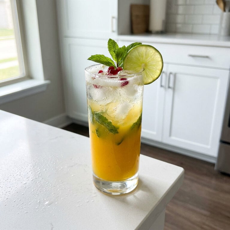 Mango Mistletoe Mocktail Recipe