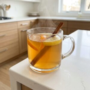 Maple Bourbon Hot Toddy Cocktail Recipe