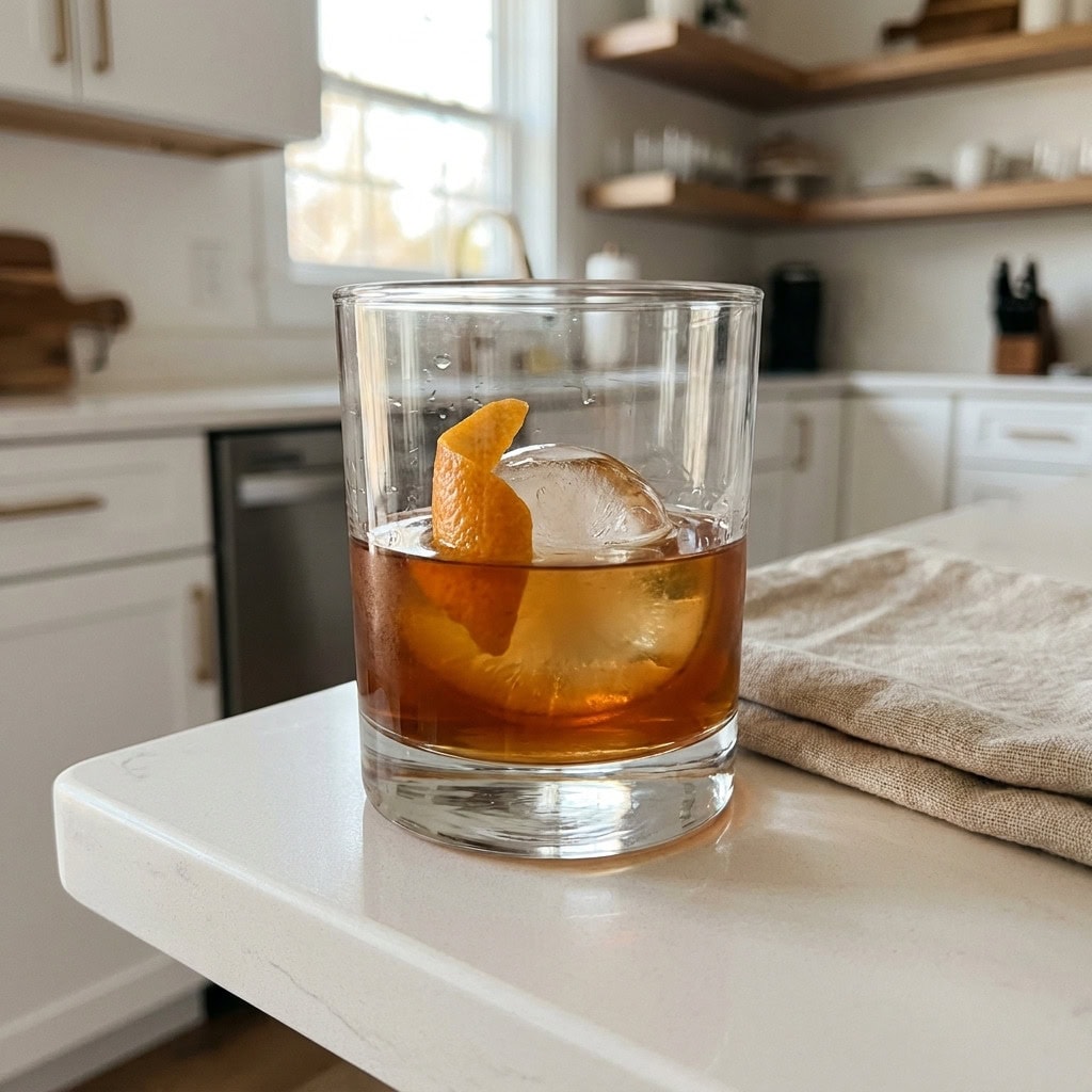 Maple Walnut Old Fashioned Cocktail Recipe