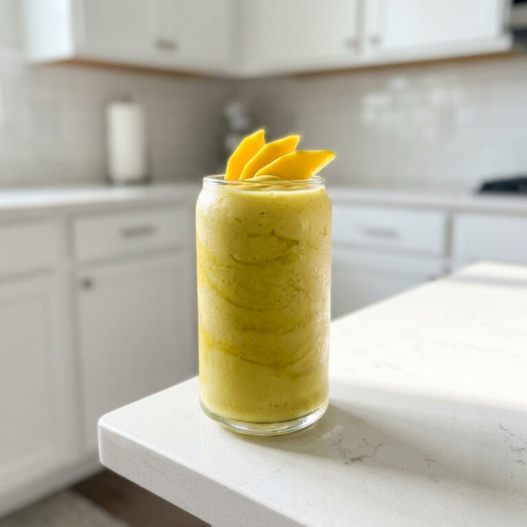 Matcha Mango Smoothie Cocktail Recipe