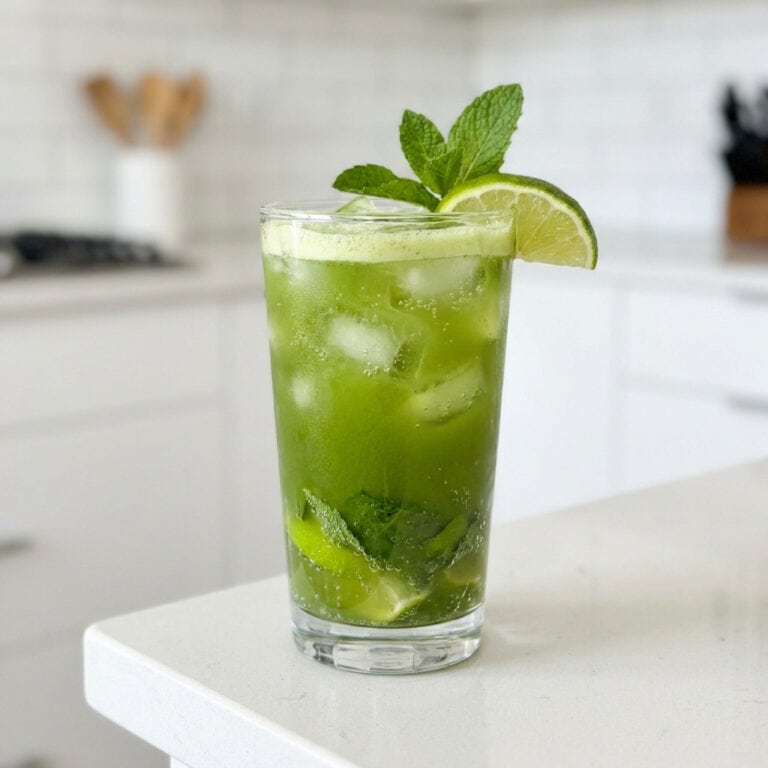 Matcha Mint Mojito Cocktail Recipe