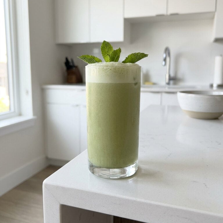 Matcha Peppermint Tea Cocktail Recipe
