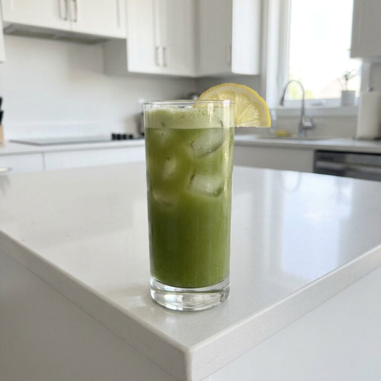 Matcha and Honey Lemonade Cocktail Recipe