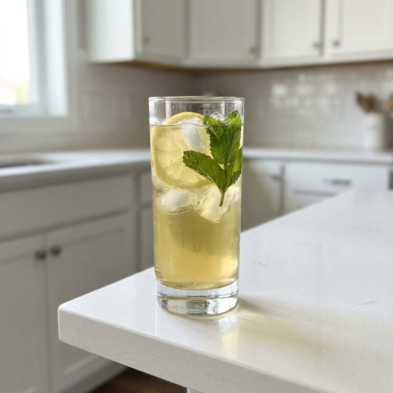 Minted Green Tea Cooler Mocktail Recipe