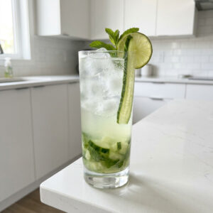 Muddled Cucumber Cooler Mocktail Recipe