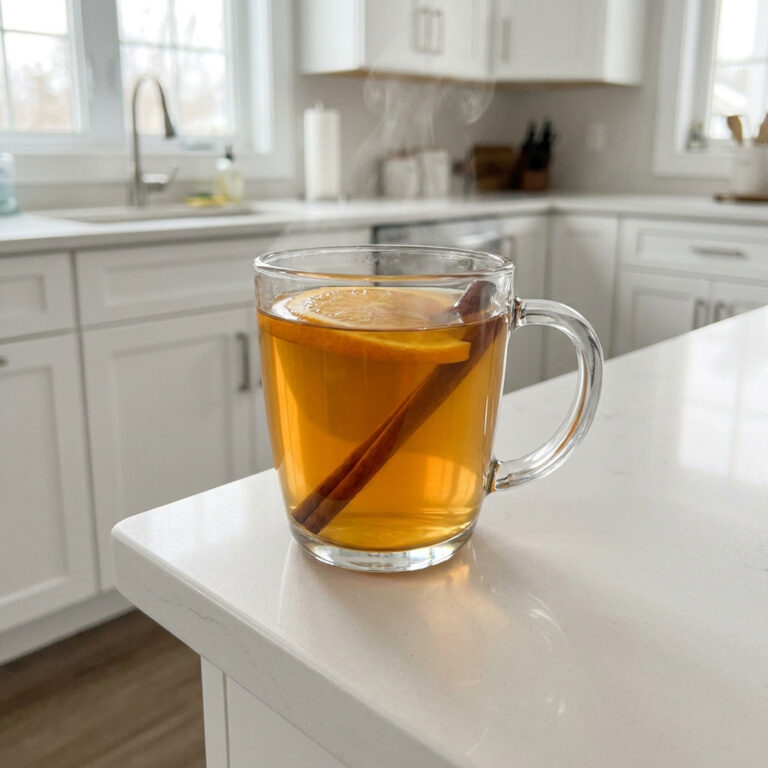 Mulled Apple Tea Mocktail Recipe