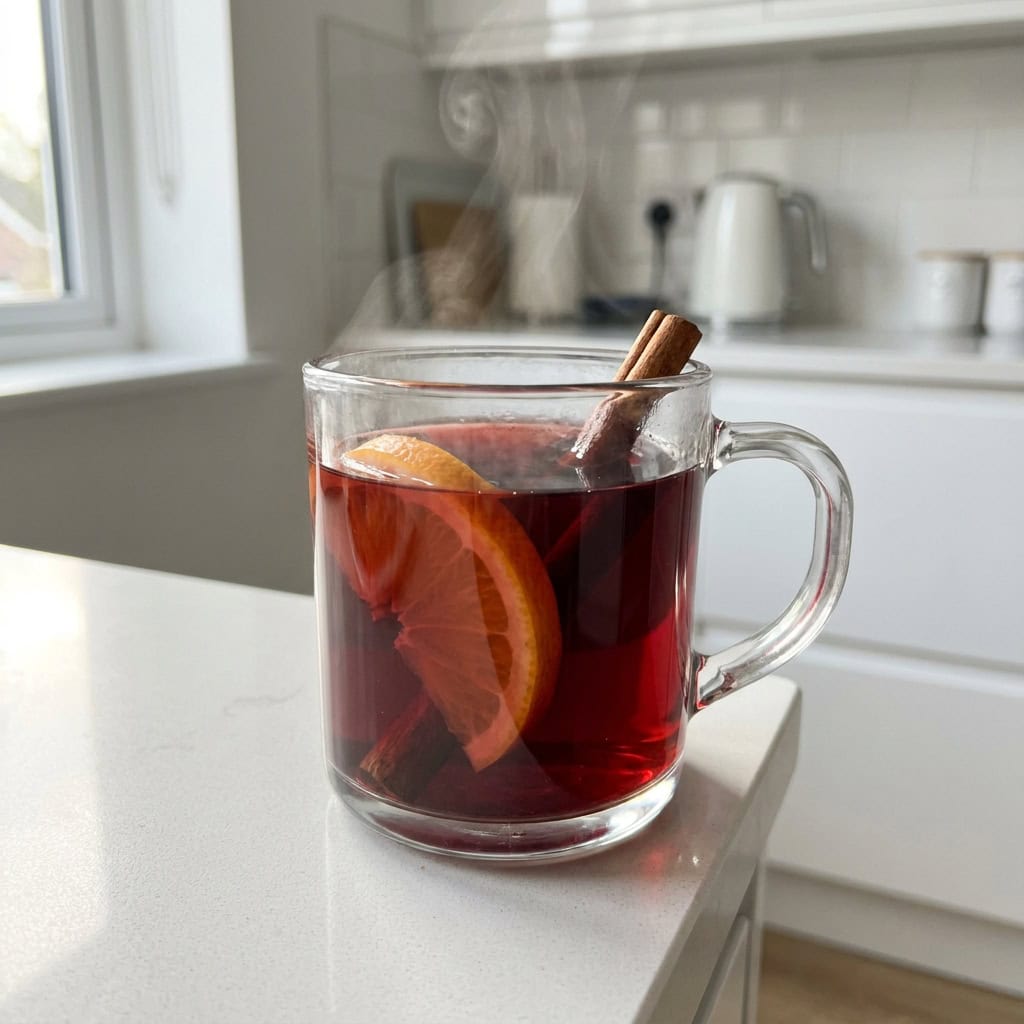 Mulled Wine Mule with Red Wine and Mulling Spices