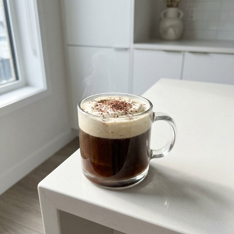 Non-Alcoholic Irish Coffee Mocktail Recipe