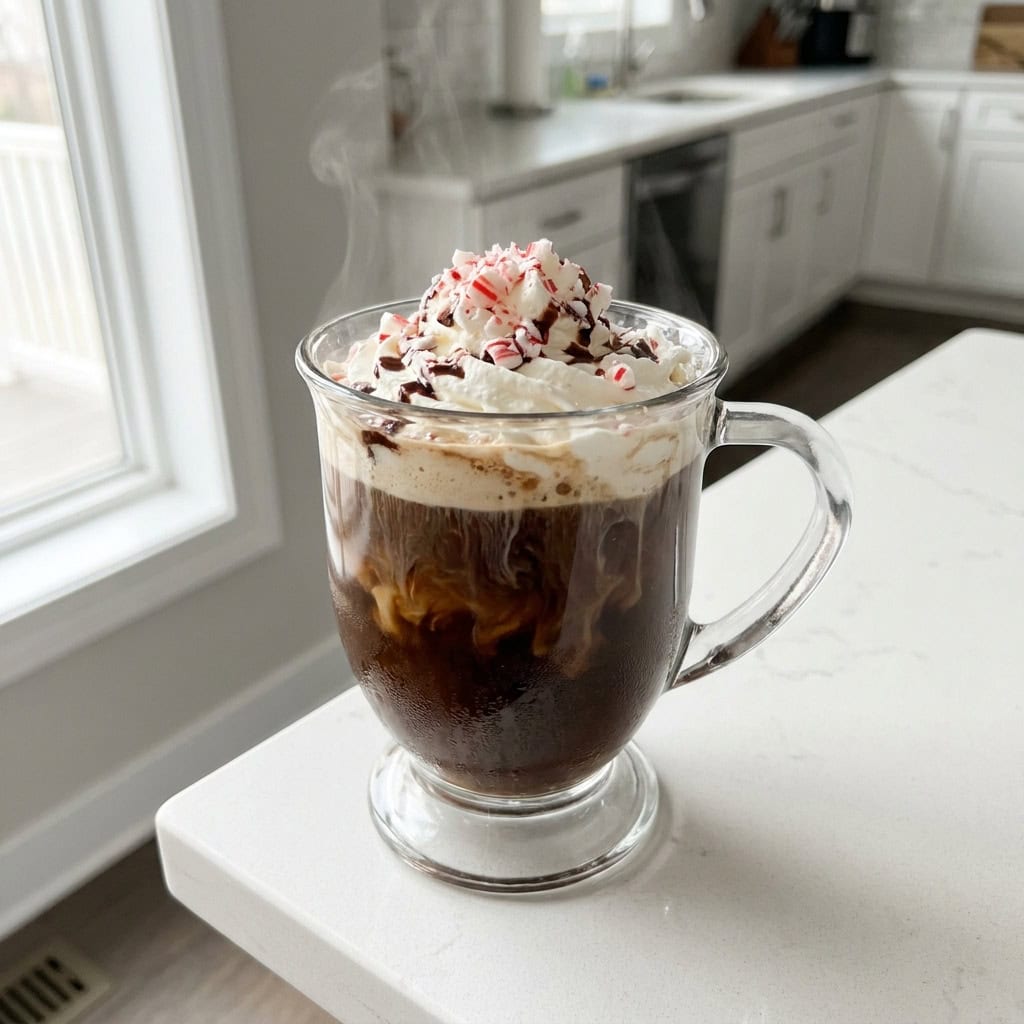 Peppermint Baileys Irish Coffee Cocktail Recipe