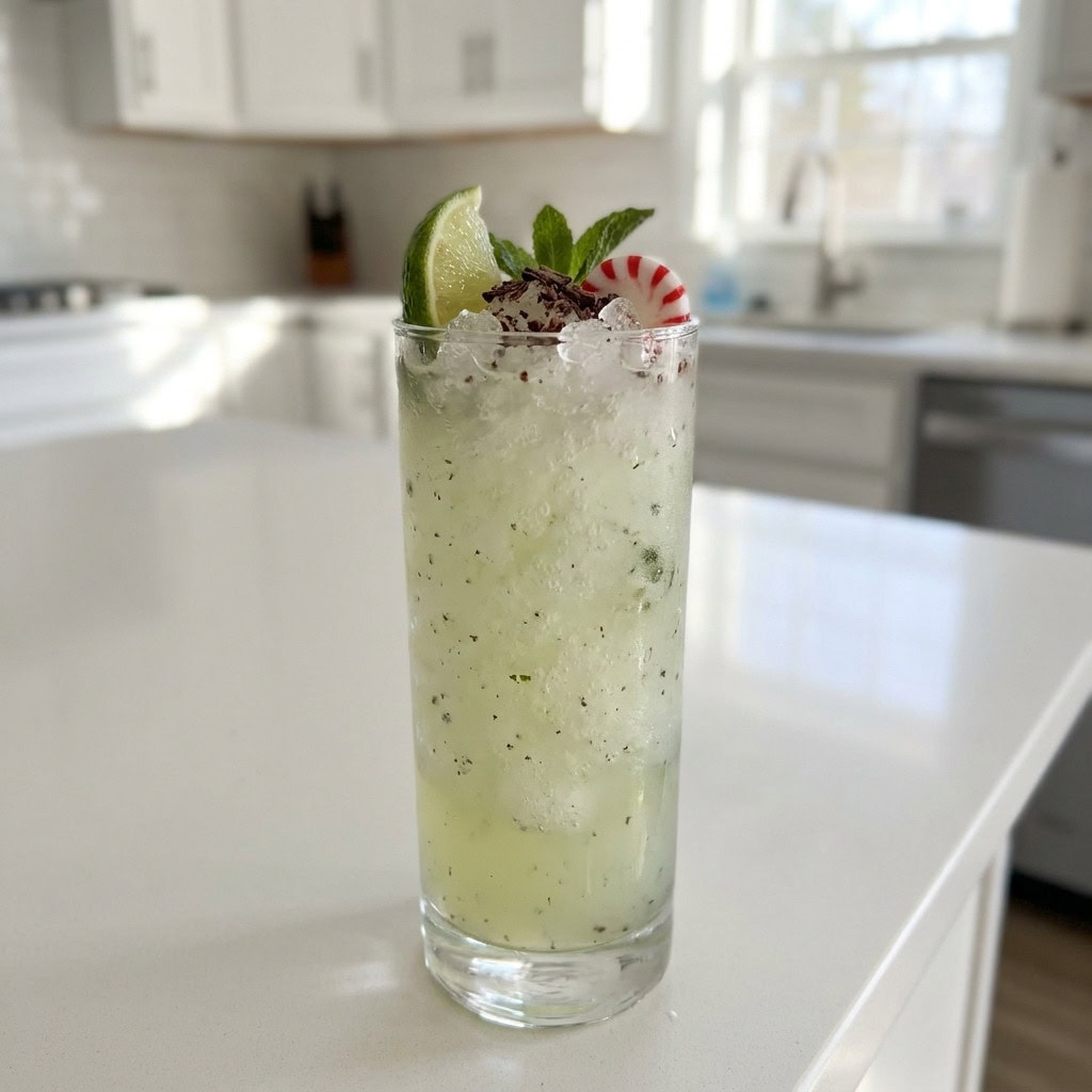 Peppermint Bark Mojito Cocktail Recipe