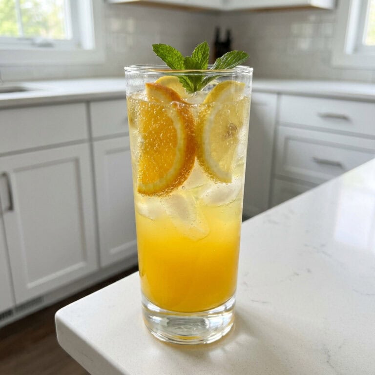 Peppermint Citrus Cooler Mocktail Recipe