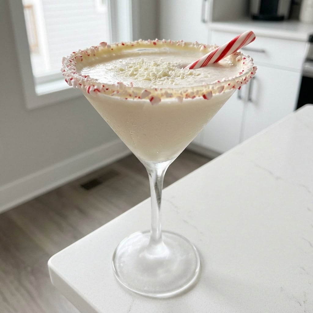 Peppermint White Chocolate Punch Cocktail Recipe