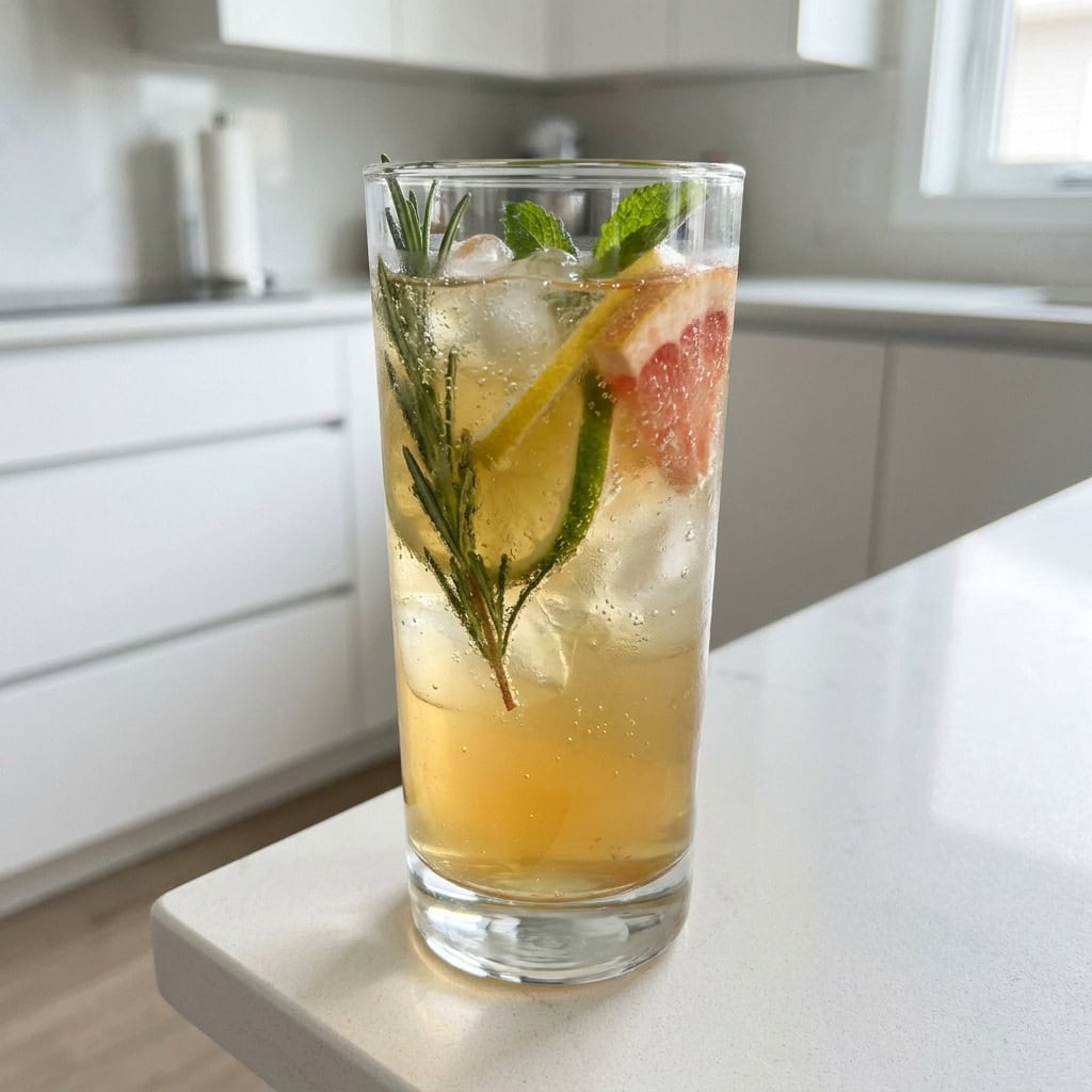 Peter Spanton Dry January Punch Mocktail Recipe