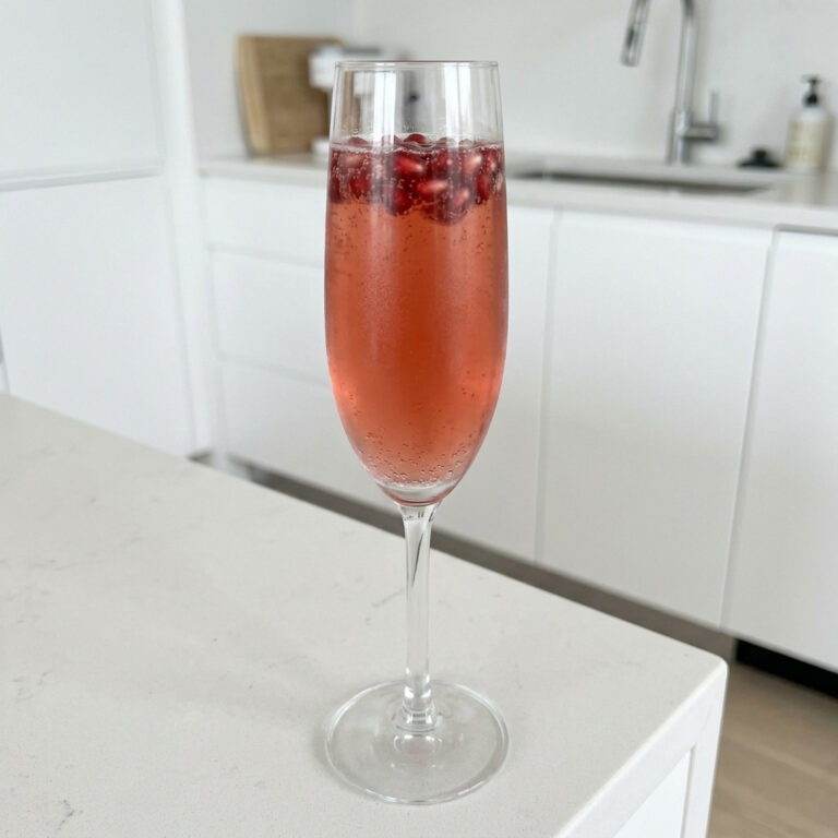 Pomegranate French 75 Cocktail Recipe