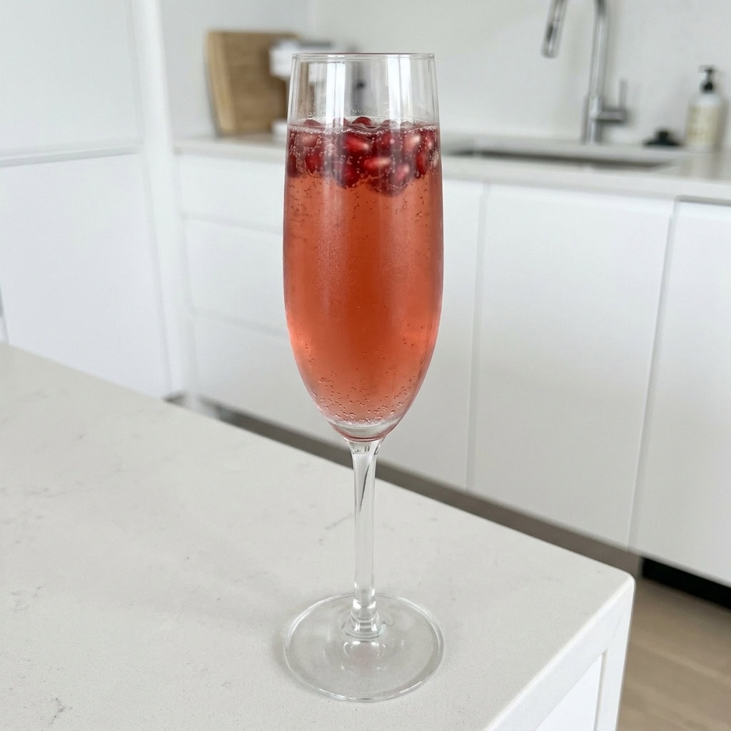 Pomegranate French 75 Cocktail Recipe
