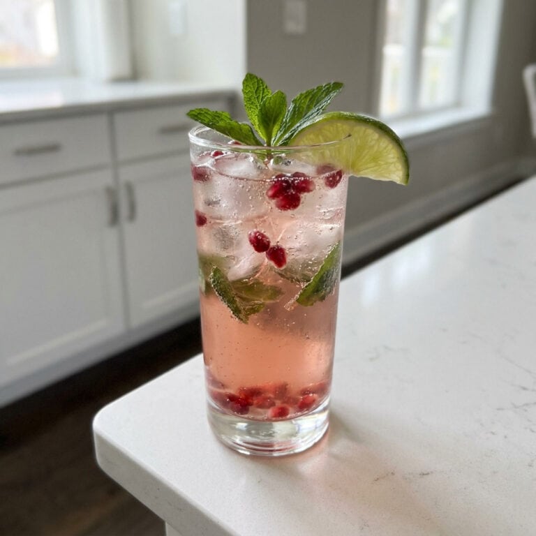 Pomegranate Seeds And Mint Gin And Tonic Cocktail Recipe