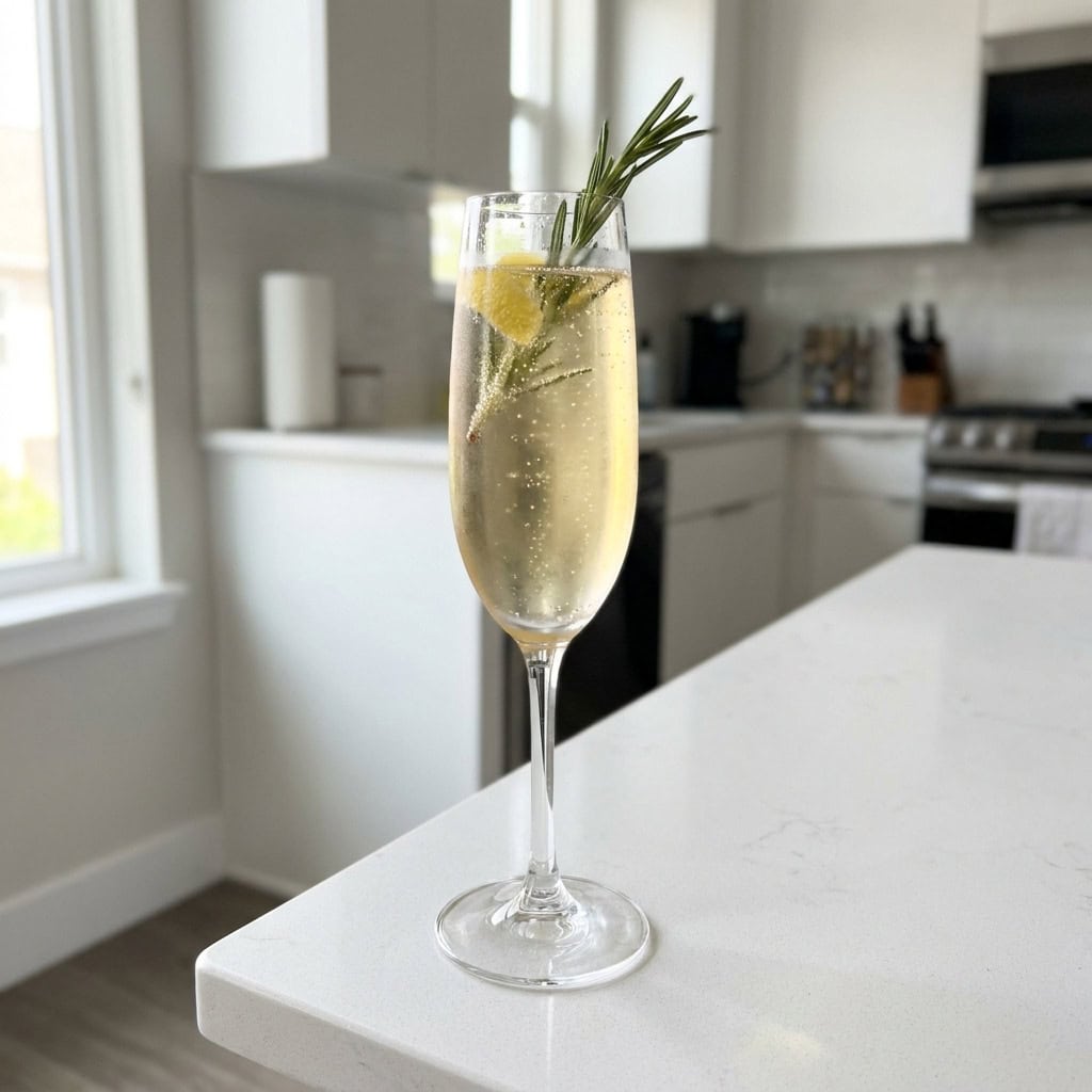 Rosemary French 75 Cocktail Recipe
