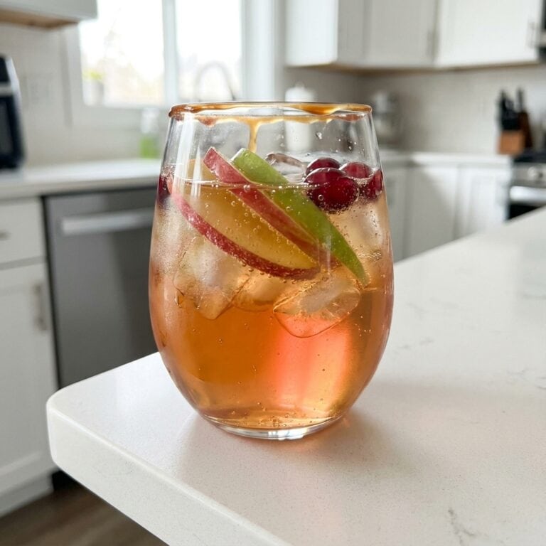 Salted Caramel Apple Punch Cocktail Recipe