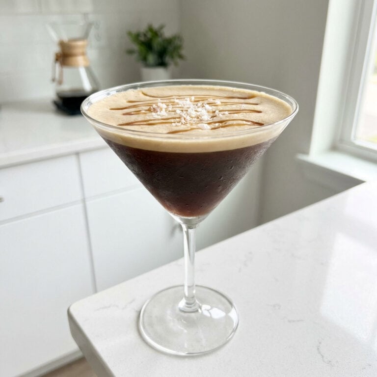 Salted Caramel Espresso Martini Cocktail Recipe