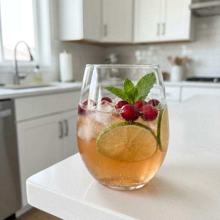 Sparkling Ginger Punch Cocktail Recipe