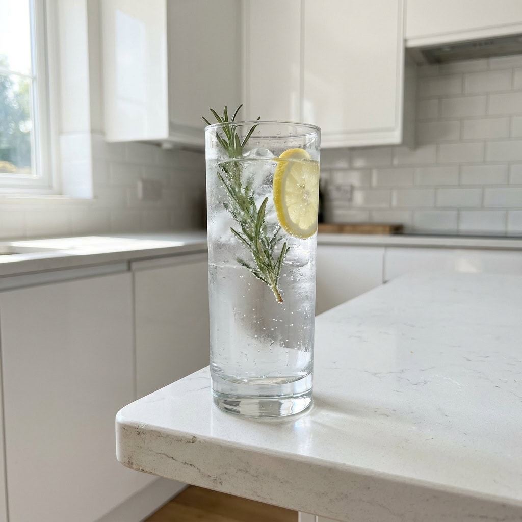 Sparkling Rosemary Gin & Tonic