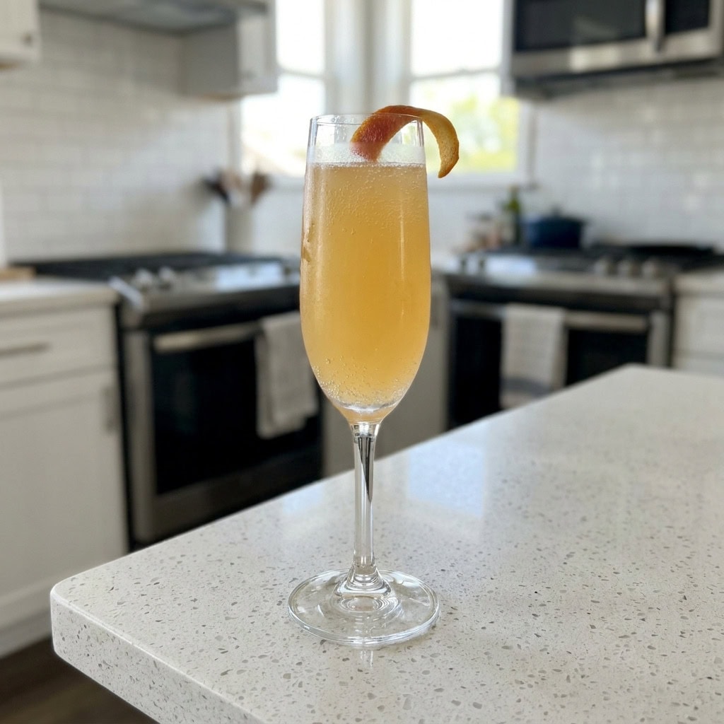 Spiced Orange French 75 Cocktail Recipe