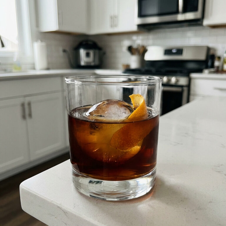 Spiced Orange Manhattan Cocktail Recipe