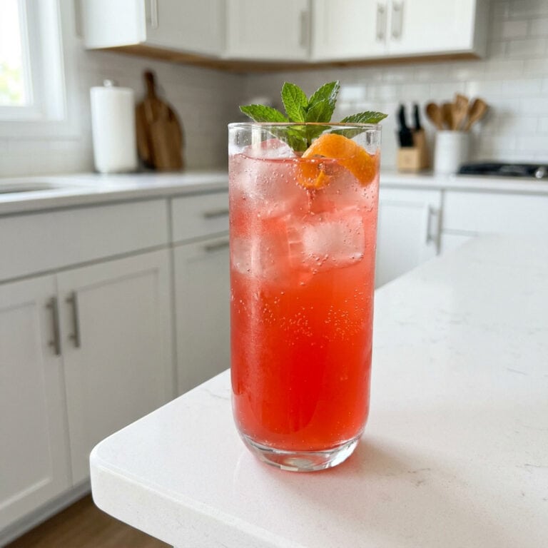 Spiced Strawberry Apple Mocktail Recipe
